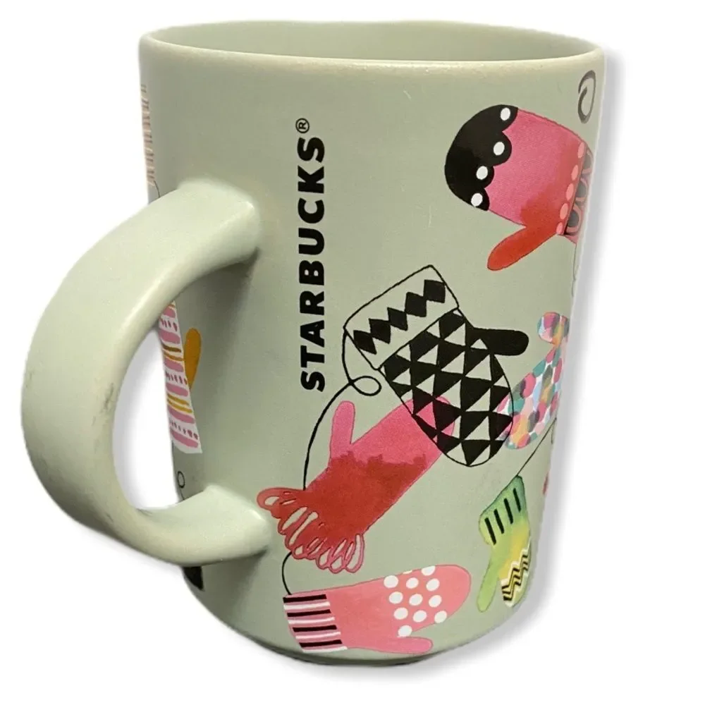 2017‎ STARBUCKS Mittens Print Coffee Mug